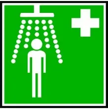 ETIQUETTE DOUCHE DE SECURITE