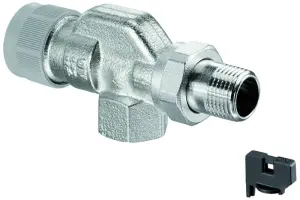 CORPS THERMOSTATIQUE EQUERRE INVERSE A VISSER M30x1,5 SERIE AQ OVENTROP