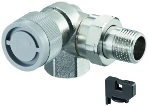 CORPS THERMOSTATIQUE ANGLE A GAUCHE A VISSER M30x1,5 SERIE AQ OVENTROP
