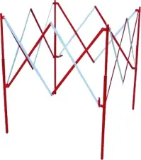 BARRIERE DE CHANTIER EXTENSIBLE CARRE