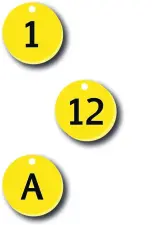 LOT DE JETON Ø 40 PVC