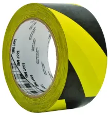 RUBAN DE SIGNALISATION RUBALISE JAUNE ET NOIR NON ADHESIF