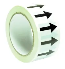 ROULEAU ADHESIF BLANC AVEC FLECHES