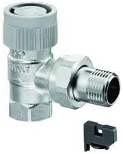 CORPS THERMOSTATIQUE EQUERRE A VISSER M30x1,5 SERIE RFQ OVENTROP