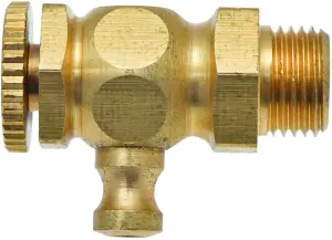 PURGEUR D'AIR MANUEL LAITON MALE A VOLANT A BEC