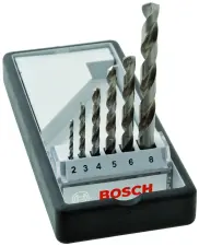 JEU DE6 FORETS METAUX HSS-G BOSCH