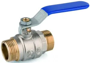 ROBINET BOISSEAU SPHERIQUE ACS MM A POIGNEE BLEUE PN25 SITOMMB ASTORI