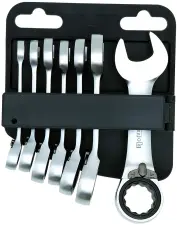 JEU DE 7 CLES MIXTES A CLIQUETS MOB
