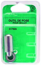 OUTIL DE POSE D'OEILLETS DE BACHE, A SERTIR