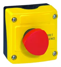 BOITIER ARRET D'URGENCE BOUTON COUP DE POING