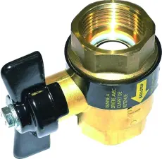 BOISSEAU SPHERIQUE FF 26/34 AVEC CLAPET