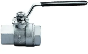 ROBINET A BOISSEAU SPHERIQUE MONOBLOC INOX PN100 DVGW TUV SUN EFFEBI