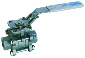 ROBINET BOISSEAU SPHERIQUE INOX 3PCES TARAUDE PN63 TUNING ATEX