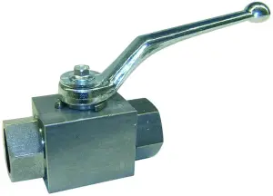 ROBINET A BOISSEAU SPHERIQUE INOX 316 HAUTE PRESSION FEMELLE/FEMELLE PN500 DESP