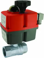 ROBINET BOISSEAU SPHERIQUE LAITON AVEC ACTIONNEUR ELECTRIQUE MULTIVOLTAGE TUNING