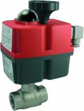 ROBINET BOISSEAU SPHERIQUE INOX AVEC ACTIONNEUR ELECTRIQUE MULTIVOLTAGE TUNING