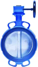 VANNE PAPILLON FONTE GL SYLAX AVEC DEMULTIPLICATEUR SOCLA ACS