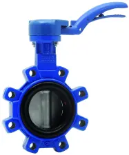 VANNE PAPILLON FONTE GL OREILLES TARAUDEES A POIGNEE SOCLA ACS