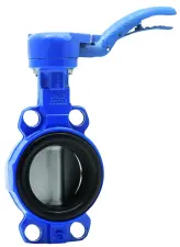 VANNE PAPILLON INOX 316 CORPS FONTE GS A OREILLES DE DEMONTAGE PN10/PN16 ACS DESP SOCLA