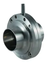 VANNE A PAPILLON INOX 316 SMS A EMBOUT LISSE A SOUDER SANS POIGNEE PN10