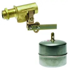 ROBINET A FLOTTEUR INDUSTRIEL LAITON AVEC FLOTTEUR INOX