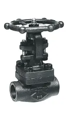 VANNE A OPERCULE ACIER FORGE A105N A SOUDER SW A VOLANT PN130 DESP ATEX