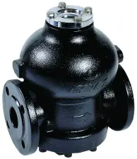 PURGEUR VAPEUR A FLOTTEUR FONTE GS A BRIDES PN16 FILTRE INCORPORE TUV