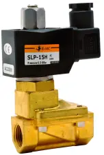 ELECTROVANNE A COMMANDE ASSISTEE LAITON NBR TARAUDE NORMALEMENT OUVERTE CGR