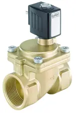 ELECTROVANNE A COMMANDE ASSISTEE LAITON NBR TARAUDE NORMALEMENT OUVERTE BURKERT
