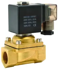 ELECTROVANNE A MEMBRANE ATTELEE LAITON NBR TARAUDE NORMALEMENT FERMEE CGR