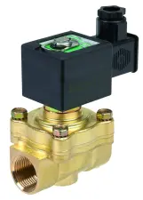 ELECTROVANNE A PISTON LAITON PTFE TARAUDE NORMALEMENT FERMEE SERIE DESP 220 ASCO