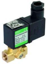 ELECTROVANNE A COMMANDE DIRECTE LAITON TARAUDE NORMALEMENT FERMEE 3/2 SERIE 356 ASCO