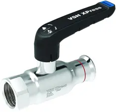 ROBINET A BOISSEAU SPHERIQUE ACIER CARBONE A SERTIR FIXE-FEMELLE
