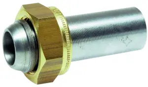 RACCORD 2 PIECES POUR ROBINET DE BARRAGE A SOUDER ACIER/JONCTION JSC NF