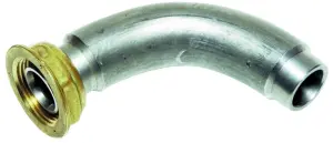 RACCORD GAZ COMPTEUR ACIER COUDE A SOUDER ET JOINT PLAT COMPTEUR NF
