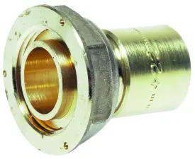 RACCORD GAZ COMPTEUR LAITON DROIT A SOUDER CUIVRE ET JOINT PLAT COMPTEUR NF