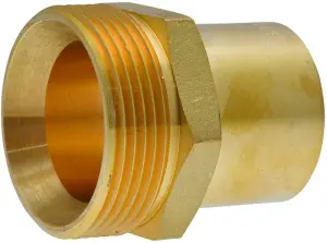 RACCORD LAITON POUR DETENDEUR GAZ MALE JSC /  A SOUDER CUIVRE NF