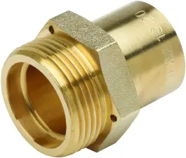 RACCORD LAITON POUR DETENDEUR GAZ B6 MALE JPC/A SOUDER CUIVRE NF