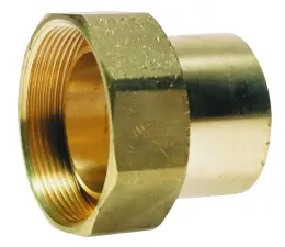 RACCORD 2 PIECES LAITON A SOUDER CUIVRE A ECROU TOURNANT JOINT PLAT GAZ