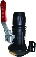 PRISE MURALE  AVEC 1 ROBINET 1 SORTIE 45° FEMELLE BSP POUR RESEAU AIR COMPRIME TRANSAIR® DESP