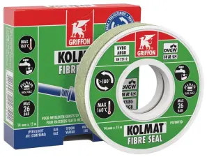 RUBAN ETANCHEITE KOLMAT FIBRE SEAL POUR RACCORDS FILETES GRIFFON 6300531