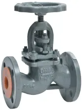 ROBINET A SOUPAPE FONTE GL A BRIDES PN16 ECARTEMENT DIN