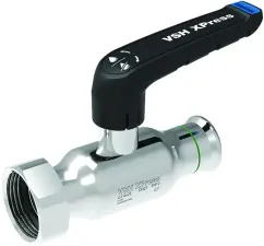 ROBINET A BOISSEAU SPHERIQUE INOX A SERTIR ECROU TOURNANT-FEMELLE
