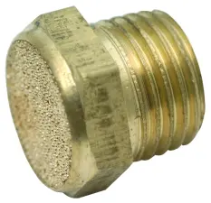 SILENCIEUX SIMPLE LAITON MALE BSP POUR RESEAU AIR COMPRIME CGR
