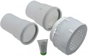 KIT D'ADAPTATION CHEMINEE POUR CHAUDIERE A CONDENSATION ATLANTIC 041051