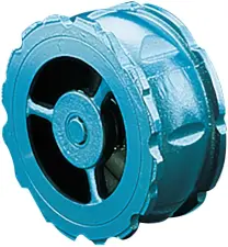 CLAPET ANTI-RETOUR A DISQUE FONTE/INOX ENTRE BRIDES PN6/PN10/PN16/ASA150 ACS DESP