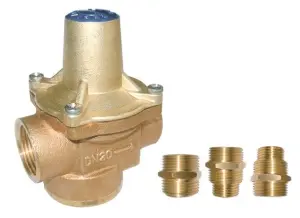 REDUCTEUR DE PRESSION A MEMBRANE BRONZE MULTI-RACCORDEMENTS SERIE ECO ACS DESBORDES