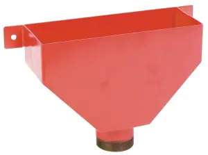 COLLECTEUR ENTONNOIR TÔLE PEINTE POUR SOUPAPE SORTIE MALE 250X100