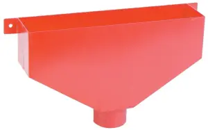 COLLECTEUR ENTONNOIR TÔLE PEINTE POUR SOUPAPE SORTIE MALE 400X100