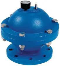 ANTI-BELIER PNEUMATIQUE A MEMBRANE FONTE/NBR A BRIDES PN16